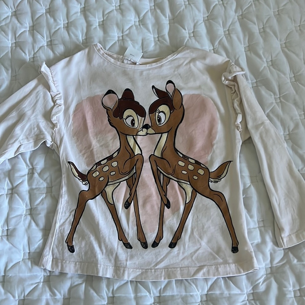 Like new Zara Disney Baby Bambi long sleeve